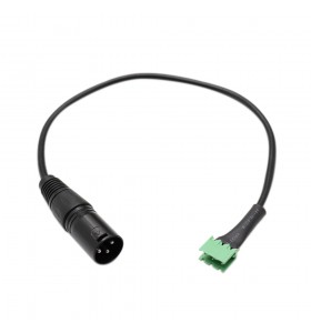 XLR male to EX2EDG-5.08 3pin green terminal female cable